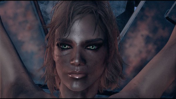 Глаза зеленые.. Fallout-4 (Сборка 9.0)