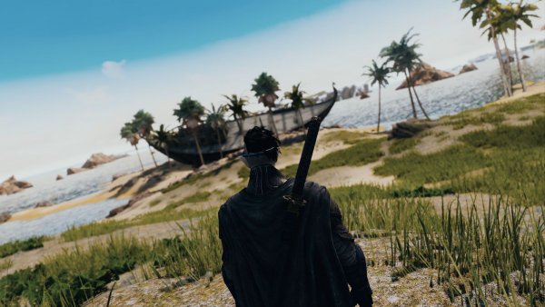 На берегу.. Skyrim SE (Тропики 7.0)