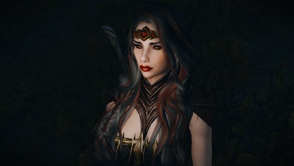 ЭЙРИС - вампирочка красотка. Skyrim SE (Тропики 7.0)
