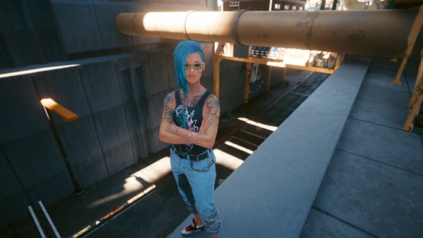 Vee в промзоне.. Cyberpunk 2077 глазами Windfire