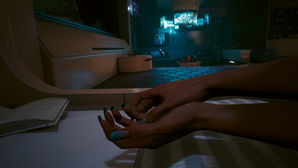 В кроватке.. Cyberpunk 2077