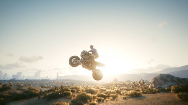 На байках по пустоши.. Cyberpunk 2077 глазами Windfire