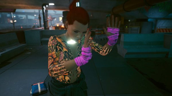 Спасенная.. Cyberpunk 2077 глазами Windfire
