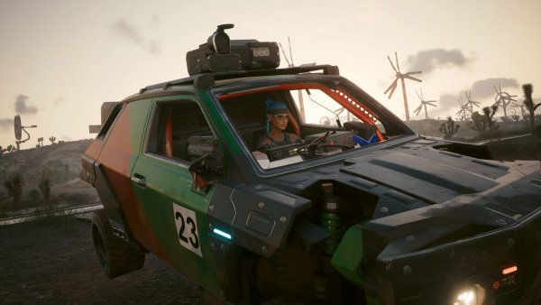 Cyberpunk 2077 глазами Windfire