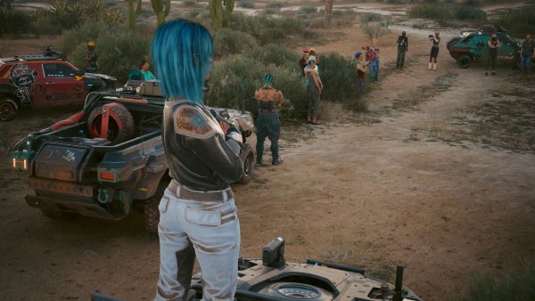 Слет автолюбителей. Cyberpunk 2077 глазами Windfire