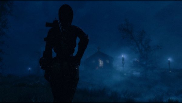 Ночь в поселениях.. Fallout-4 (Сборка 9.0)