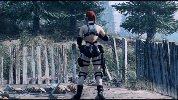 Поселенка на огороде.. Poselenia Windfire Fallout-4