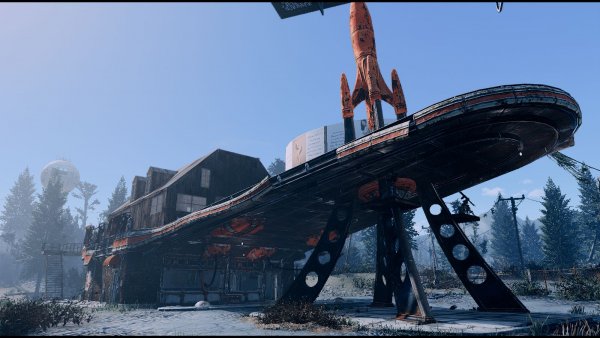 Родная уже - Red Rocket )) Poselenia Windfire Fallout-4