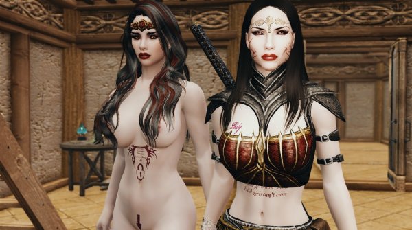 Эйрис - молодая вампирша.. Skyrim SE (Тропики 7.0)