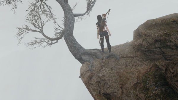 Туман высоко в горах.. Skyrim SE (Тропики 7.0)