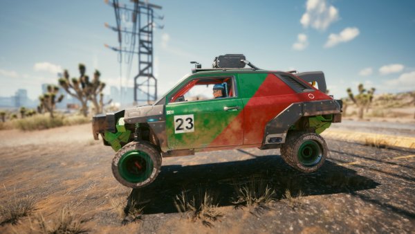 Меж небом и землей.. Cyberpunk 2077 глазами Windfire