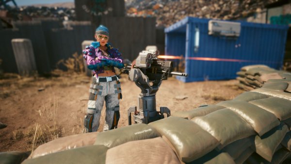 Ви и турель..  Cyberpunk 2077 глазами Windfire