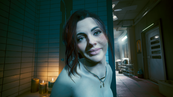 Радостная и одновременно довольная Клэр.