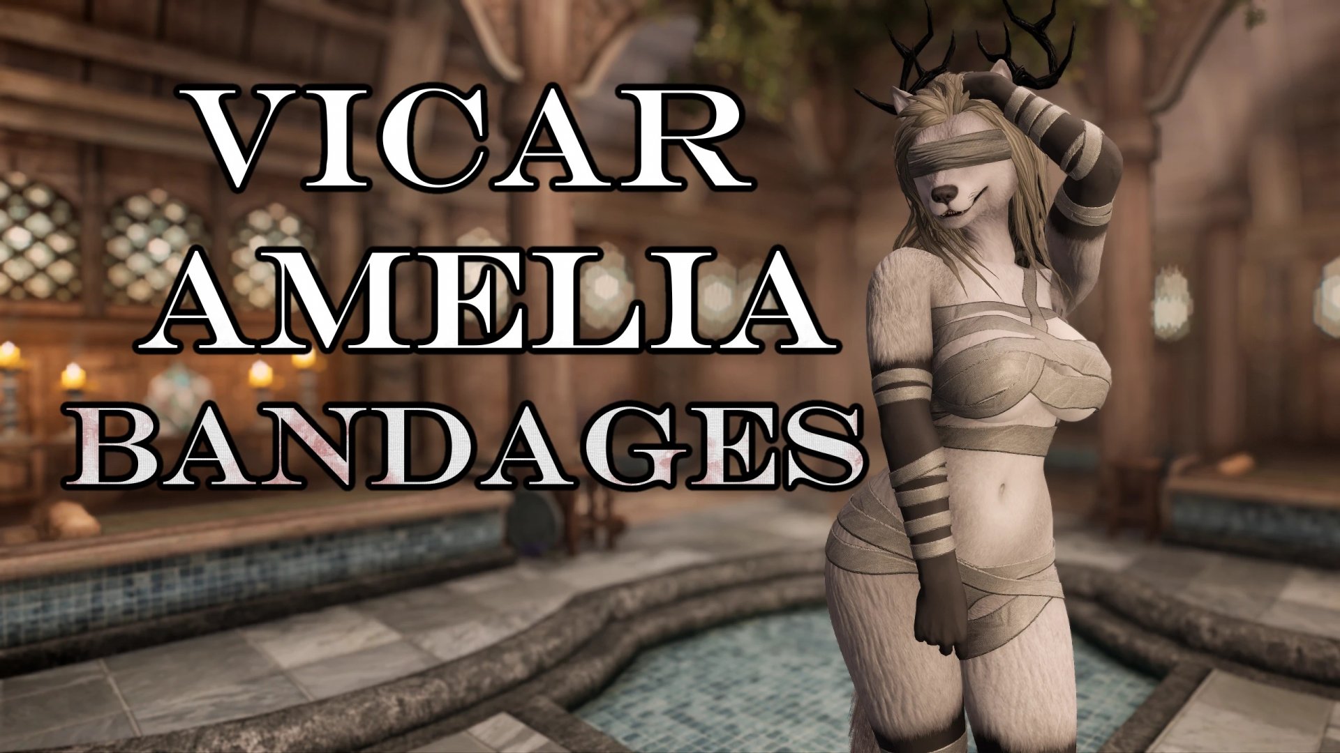 Vicar Amelia Bandages - Standalone Clothing for 3BA BHUNP and CBBE Bodyslide SE и LE Rus