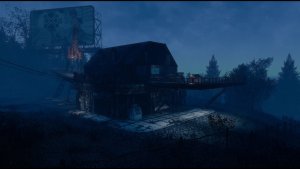 База РедРокет в сумерках.. Poselenia Windfire Fallout-4