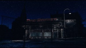 Одна из РедРокет под ночным небом..