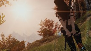 Вечерний вейзаж.. Skyrim SE (Тропики 7.0)