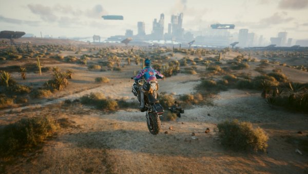 Взлет..  Cyberpunk 2077 глазами Windfire