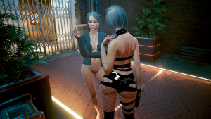 Ви в форме "Bad Cop" и её соседка - 1.