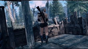 Поселенка на страже порядка.. Poselenia Windfire Fallout-4