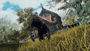 Оборотень на страже Озерного.. Skyrim AE (Тропики 12)