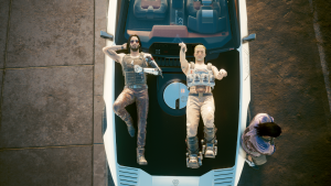 Джонни, Ви и Муамар «Эль Капитан» Рейес.