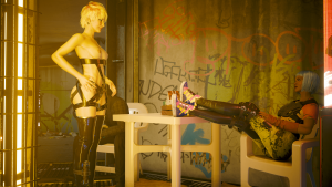 Ви и привлекательная блондинка на рынке - 1.