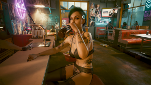 Хитрая Джуди выпив пару глотков пива что-то задумала.