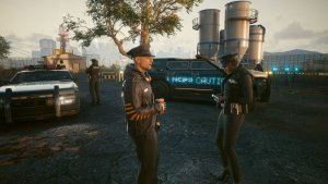 Копы.. Cyberpunk 2077 глазами Windfire