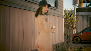 Ню соседка.