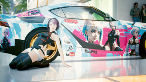 Люси и её «Toyota Supra "HKS Itasha"» - 2.