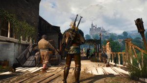 ПЕЙЗАЖНОЕ с Геральтом. Ведьмак III (сборка Торна)