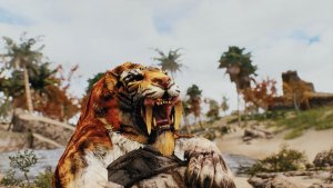 Тигр устал ))) Skyrim SE (Тропики 7.0)