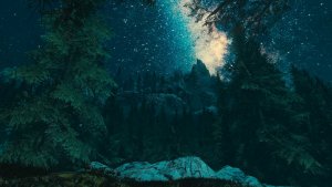 Ночные ПЕЙЗАЖИ.. SKYRIM AE (Сборка 14)