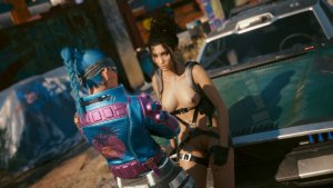 Подруги.. Cyberpunk 2077 глазами Windfire