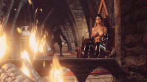 МАРГО у камина.. SKYRIM AE (Сборка 14)