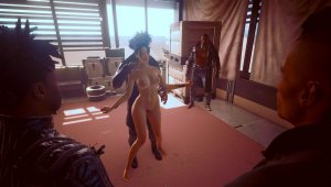 Cyberpunk 2077 Пласид приказал пооолностью осмотреть Ви