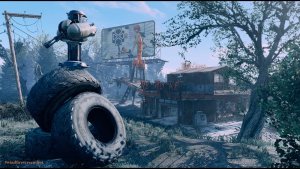 Стоянка грузовиков RedRocket.