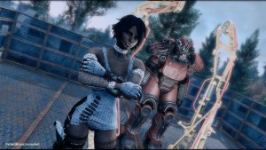 Уна с силовой броней.