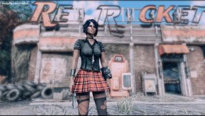 ЮНА на стоянке грузовиков RedRocket.