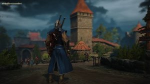 Пейзажное, с Геральтом.. Ведьмак III (сборка Торна)