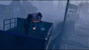 Робот на страже в Лесопилке. Poselenia Windfire Fallout-4