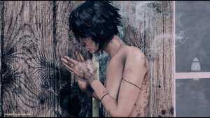 Юна в душе.. Fallout-4 (Сборка 10.5)