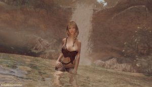 Кира зашла в тихое место. SKYRIM AE (Сборка 16)