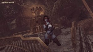 Сина рядом с двемерскими руинами.