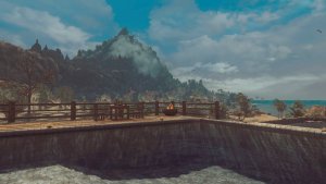 Вид на скалу Солитьюда.. SKYRIM AE (Сборка 16)