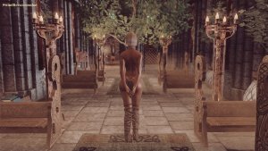 Алия в храме.. SKYRIM AE (Сборка 16)