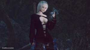 Лина, с магией на кончике пальца. SKYRIM AE (Сборка 16)