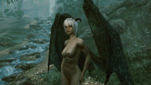 Лина гуляющая в сумерках.. SKYRIM AE (Сборка 16)