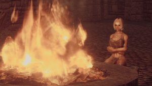 Возле огня. SKYRIM AE (Сборка 16)
